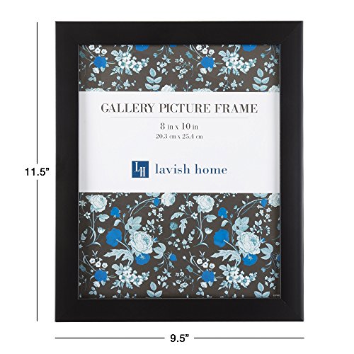 Picture Frame Set, 8X10 Frames Pack For Picture Gallery Wall With Stand And Hanging Hooks, Set Of 6 By Lavish Home (Black) #TOP1