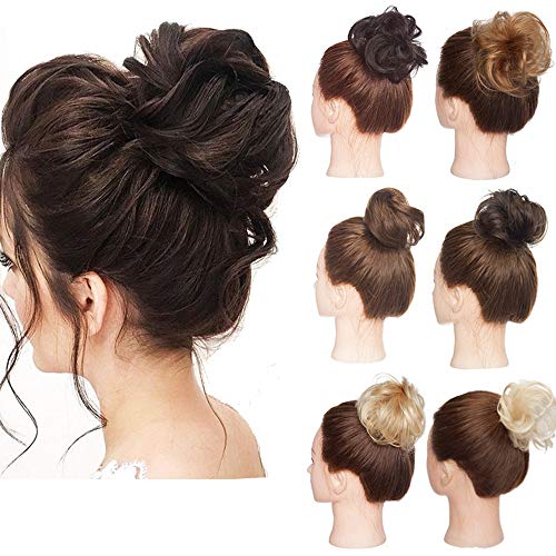 Human Hair Bun Straight #02