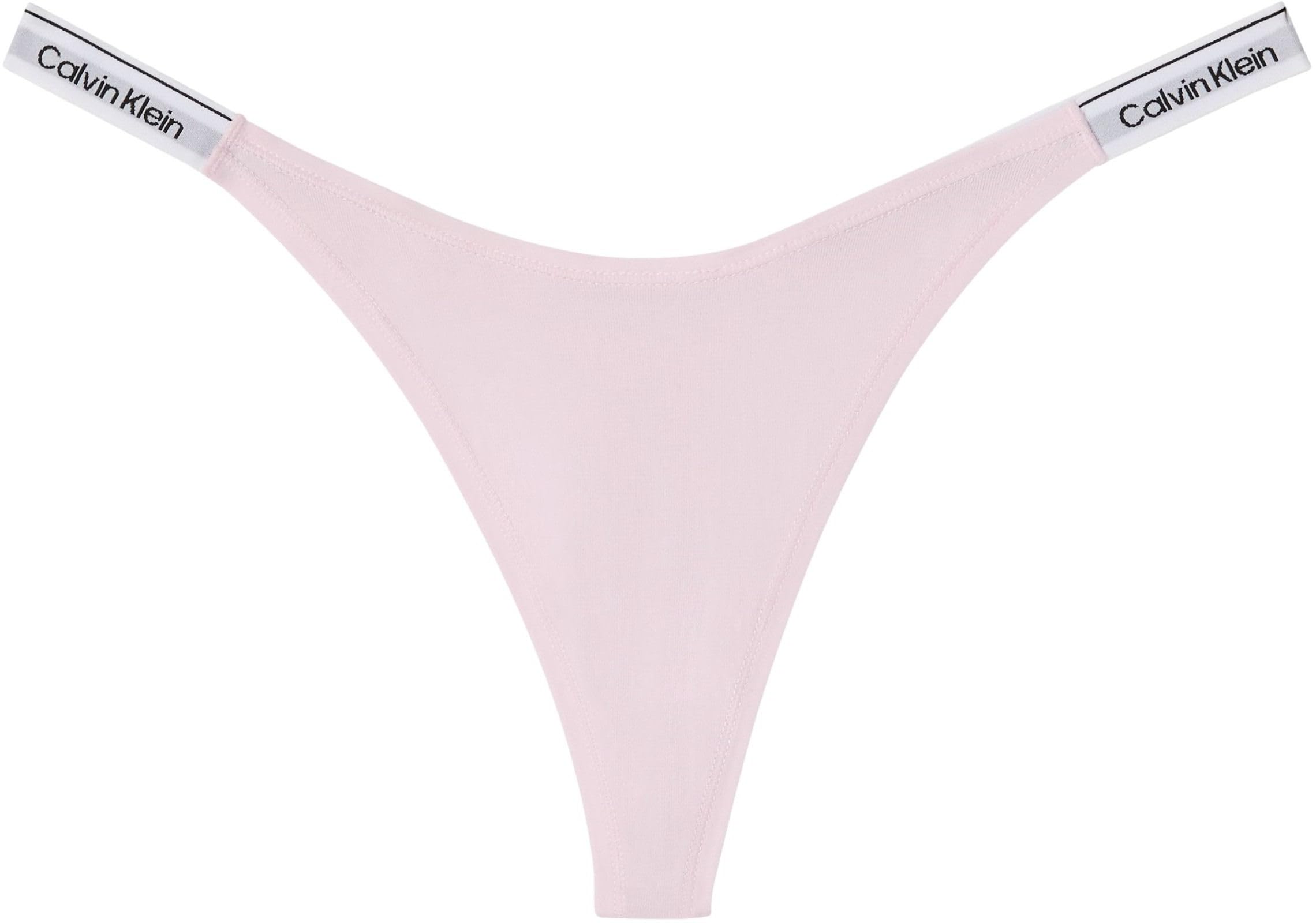 Calvin Klein Women DIPPED STRING THONG MULTI (Cradle Pink) M