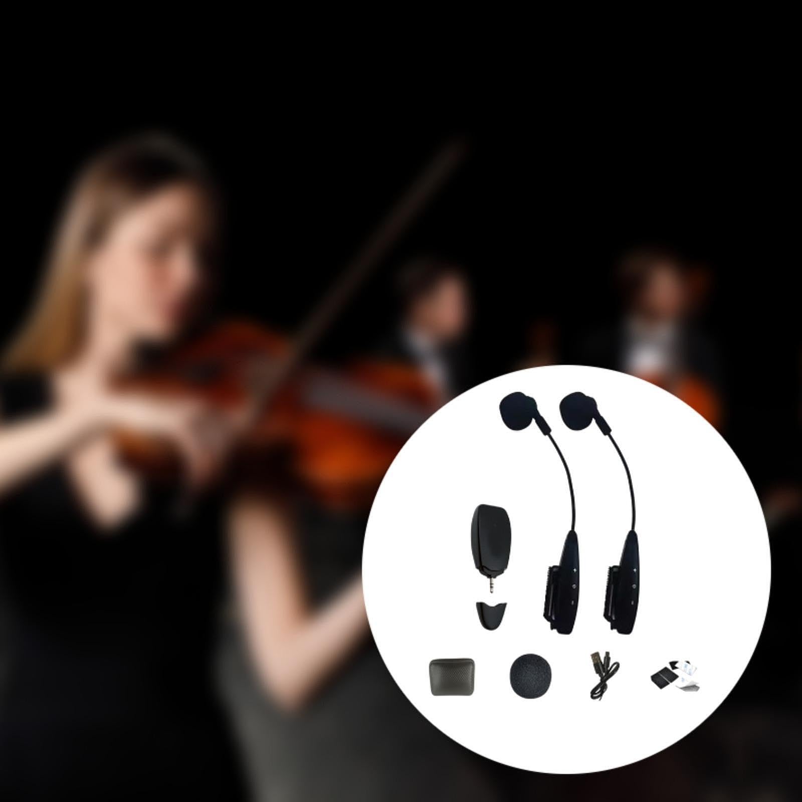 pour Violon, de Cygne, pour Instruments de Musique (erhu, Mandoline), Double micro
