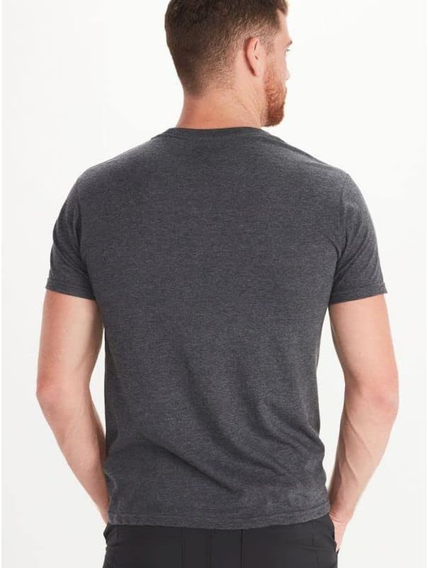 MARMOT Men's Coastal Short-Sleeve T-Shirt - Screen Printed Graphic on Soft, Breathable, Eco-Friendly Cotton/Poly Blend - Image 5