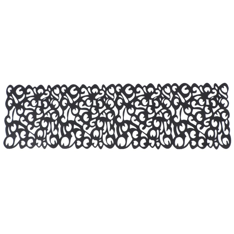 Ciieeo Black Hollow Tablecloth Nordic Style Table Cover Felt Table Runner Accessories for Home Living Room Dining Decor Wedding Party