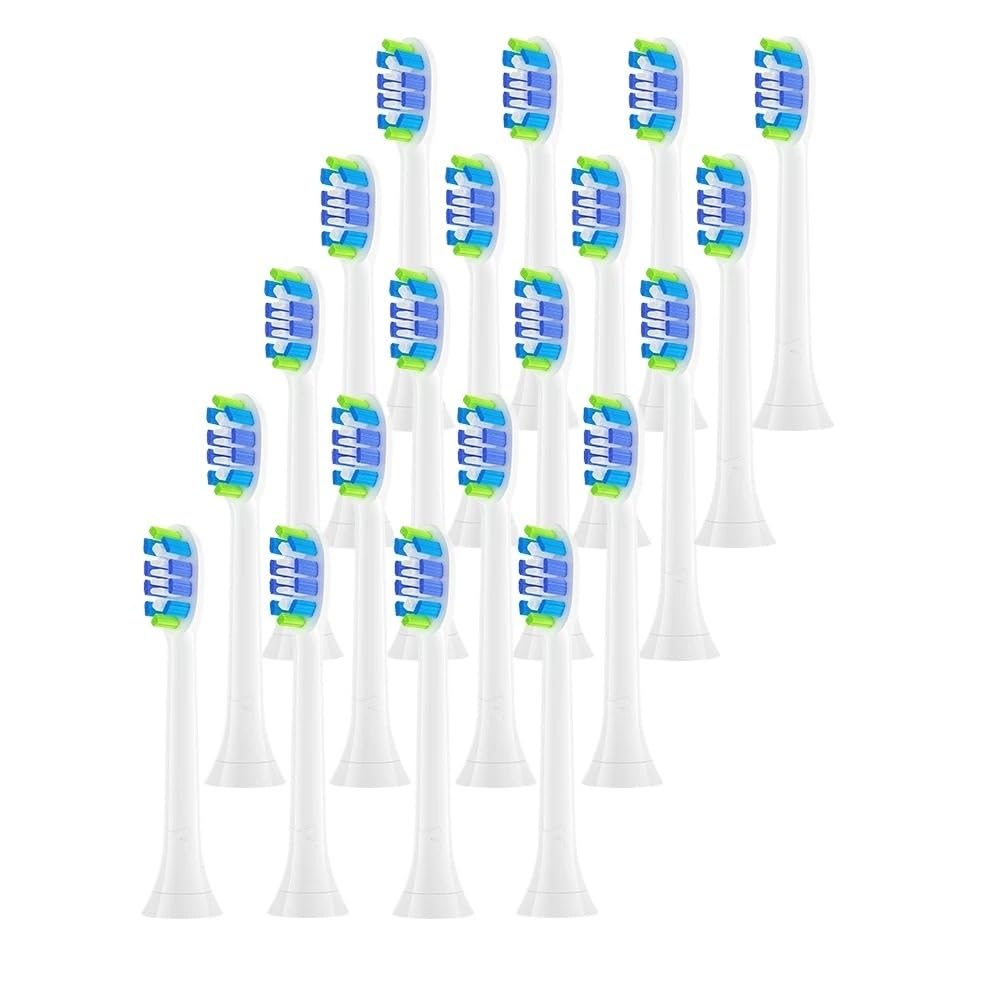 20 cabezales de cepillo pequeños ultrasuaves for encías sensibles | Recambios suaves y suaves for uso diario a largo plazo.