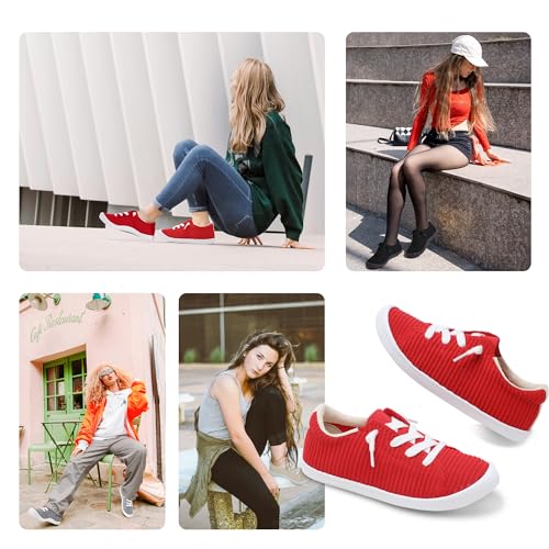 Image of AISFAESㅤ Mesh Slip On Shoes Women Comfort Knit Slip On Loafer Casual Fashion Sneaker Lightweight and Breathable Walking Flats