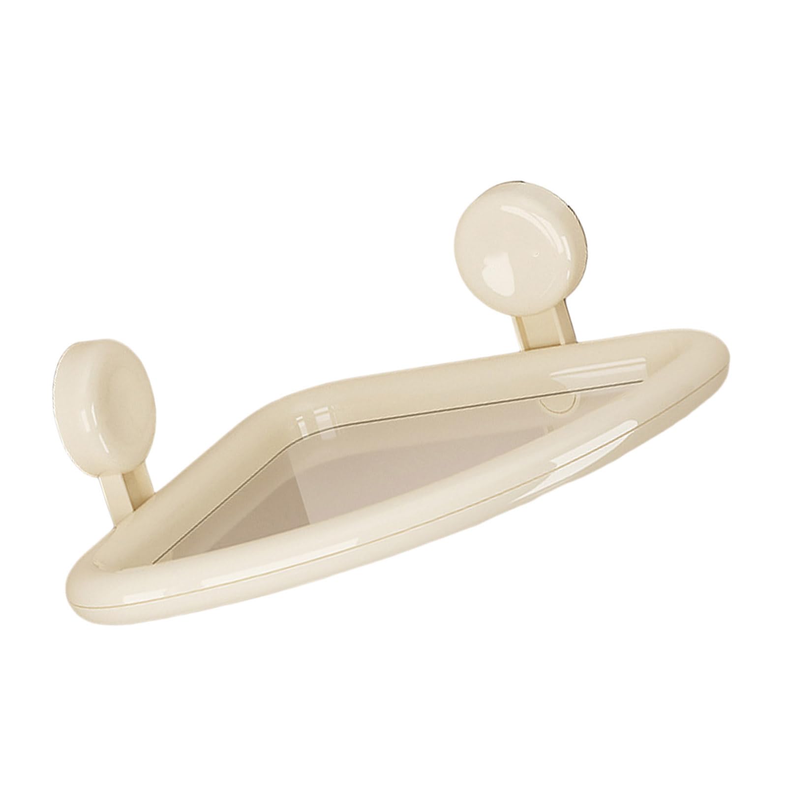 Mekalero B Corner Athroom Storage With Suction Cups, Abs Shower Shelf For Kitchen/Bathroom, No Drilling Required Suction Adhesive Rack