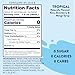 Jordan's Skinny Mixes Sugar Free Syrup, Tropical Flavor, Fruit Flavored Water Enhancer, Drink Mix for Iced Tea, Lemonade, Drinks, Low Calorie Water Flavoring, Dairy & Gluten Free, Kosher, 25.4 Fl Oz
