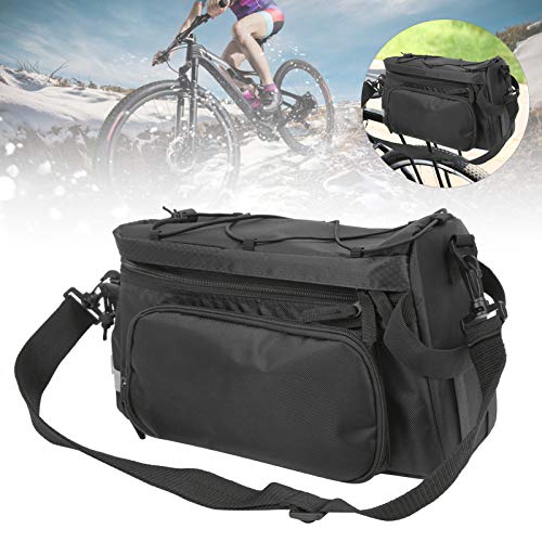 Mountainbike Bag-Mountain Bike Opbergrek Tas Kleine Draagtas Rijuitrusting met Regenhoes Zwart - Image 8