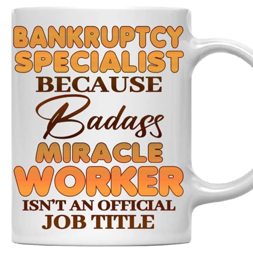 MONIZILUCKY Bankruptcy Specialist Mug, Gift For Bankruptcy Specialist