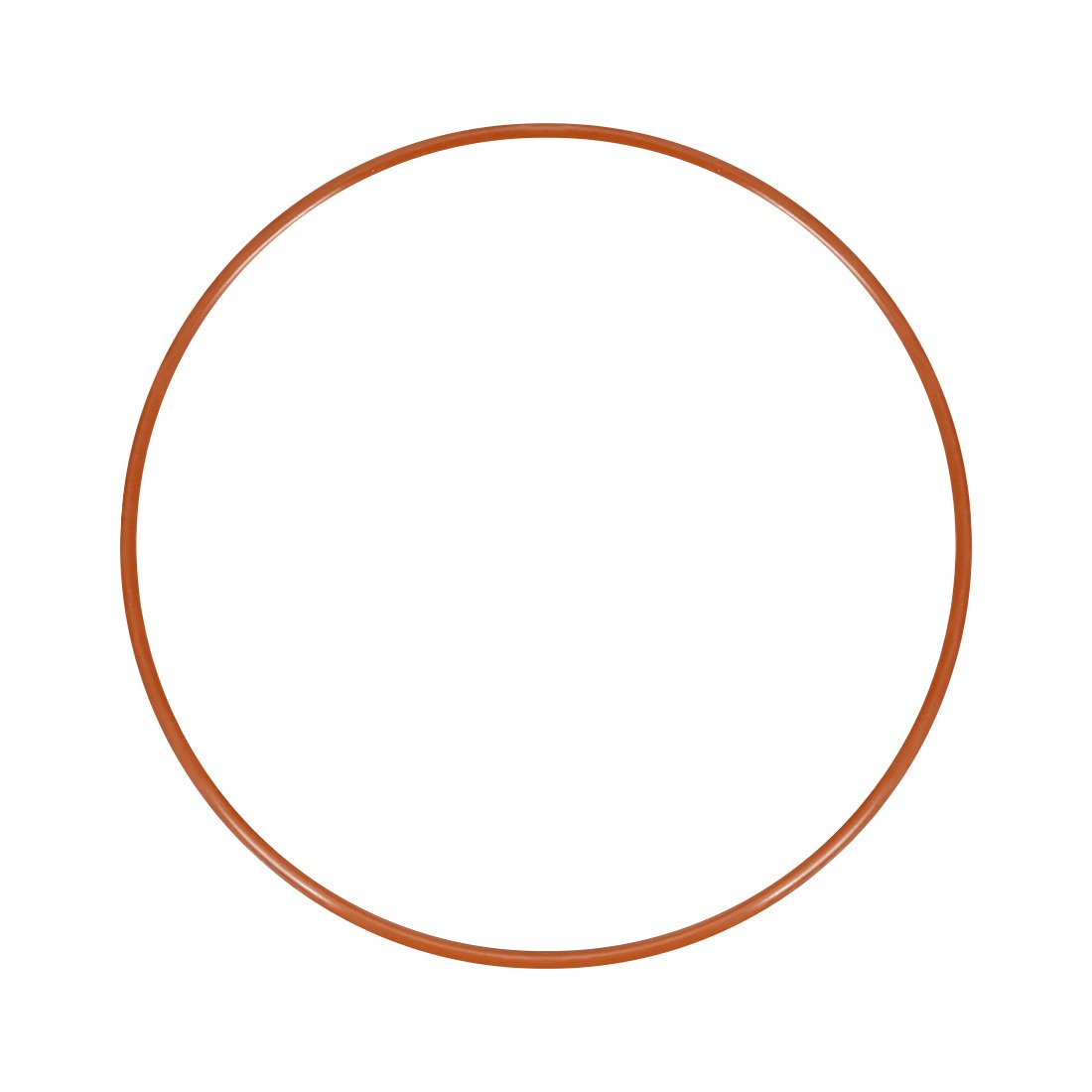 sourcingmap Silicone O-Ring, 125mm OD, 120.2mm ID, 2.4mm Width, VMQ Seal Rings Gasket, Red, 120.2mmx125mmx2.4mm