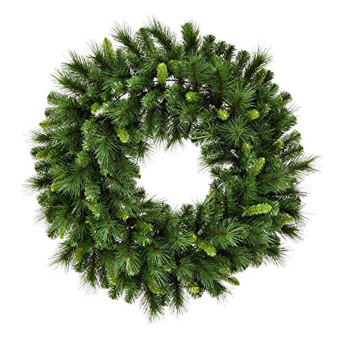 Vickerman Bangor Mixed Pine Artificial Christmas-Wreaths, 24