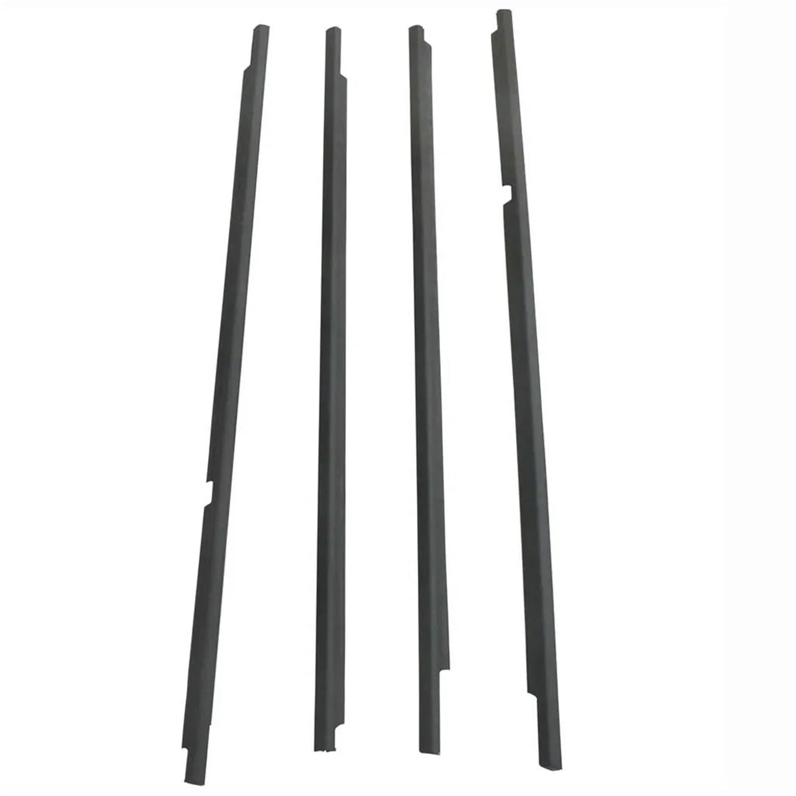 Nmjlqw 4 Pcs Black 4 Pcs Car Outside Windows Rubber Weatherstrip Seal 75740-60030 For Land For Cruiser Lc100 1998 1999 2000-2007