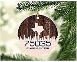 1-sided design, 3 inches white MDF Plastic decorative Christmas ornament. Ribbon for hanging included. Great home decor for christmas and other holidays. They are fabulous holiday decorations, add to your collection year after year! Give this ornamen...