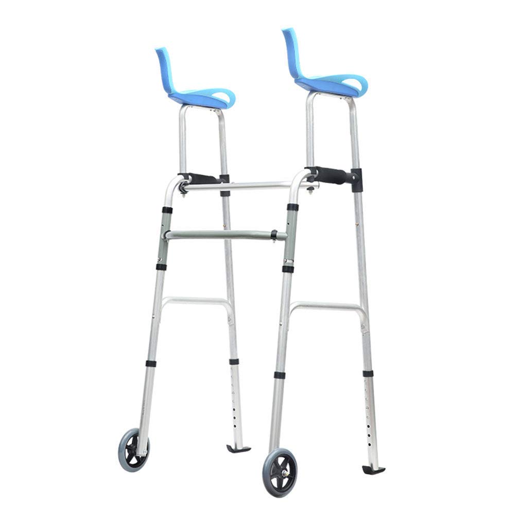 Buy Toilet Frame Walkers for seniors Folding Elderly Walker Trolley