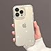 JJGoo Compatible with iPhone 14 Pro Max Case, Bling Sparkle Soft TPU Anti-Scratch Shockproof Protective Phone Bumper, Women Girls Cute Slim Phone Case, Clear Glitter