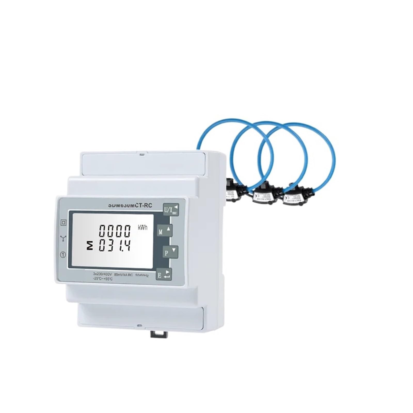 WQGQPXOB Industrial Power Meter SDM630MCT-RC+3pcs ESCT-RC100/150/60 Three-Phase Three-Wire Energy(SDM630MCTRC3pcsRC100)