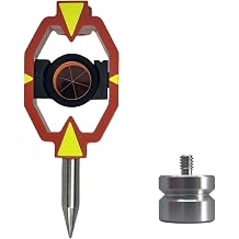 GMP111 Mini Surveying Prism Replacement, Copper Coated, 0mm, Compatible with Leica & All Surveying Total Station