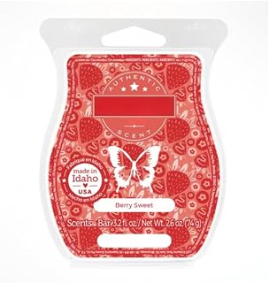 Berry Sweet Fragrance Wickless Candle, Tart Warmer Wax Bar, 3.2 fl. oz. / 2.6 net wt. (Packaging Design Styles May Vary)