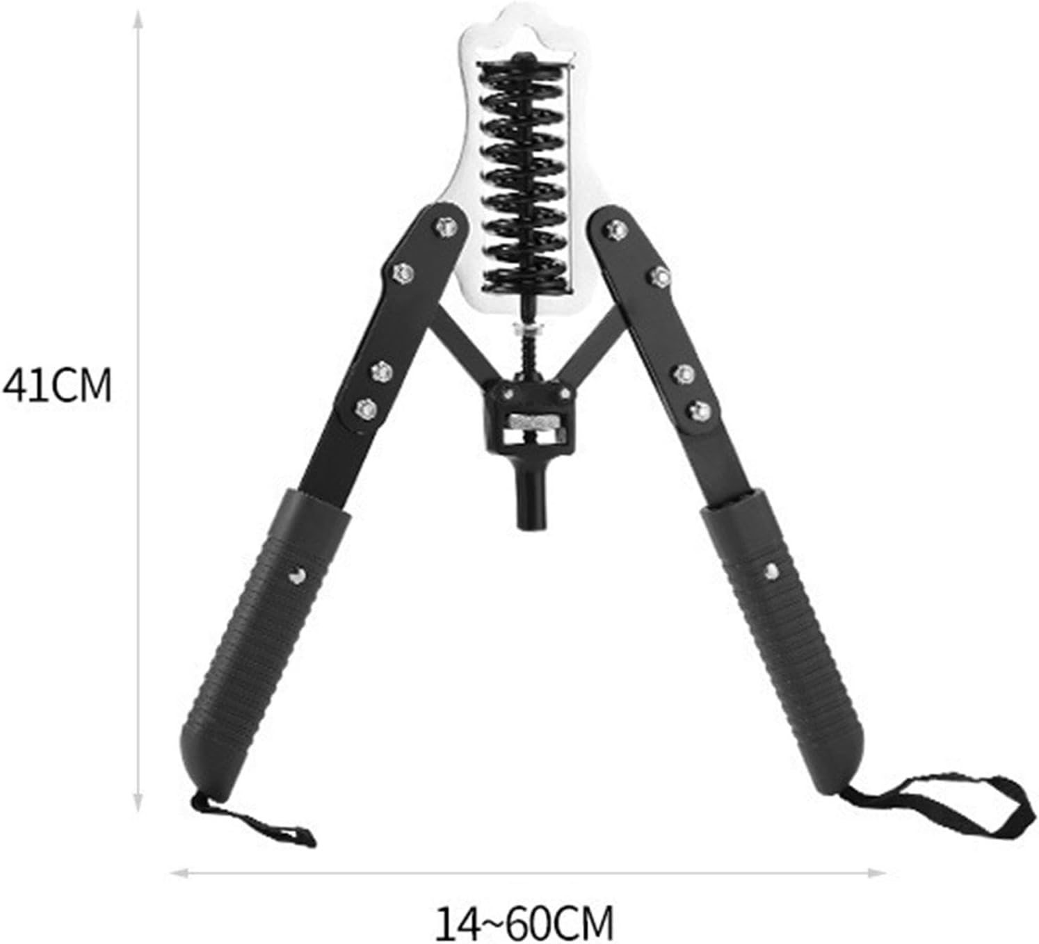 Colaxi Adjustable 10-200kg Spring Chest Expander Carbon Steel Versatile Professional for Full Body Workout Arm Exercise Strengthener
