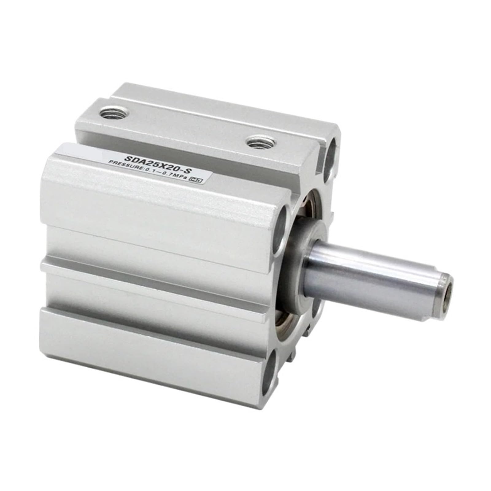 Jrxfxekw One Color Pneumatic Compact Cylinder 16Mm Bore Stroke5 10 15 20 25 30 35 40 45 50Mm Double-Acting Cylinder(Sda16x10,-S)