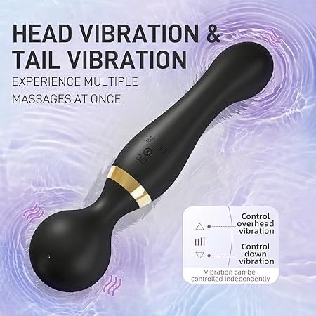 Dual vibration body massage, electric handheld muscle relactor