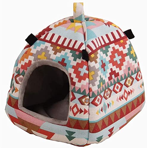 Image of Litewoo Bird Nest Hammock Tent Bed Toy for Parakeet Cockatiel Conure Cockatoo African Grey Amazon Budgie Lovebird Finch Canary Small Medium Parrot Hamster Rat Chinchilla Cage Perch