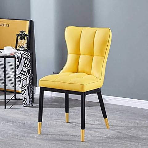 LH Dining Chair Stool with PU Leather Cushion Cover