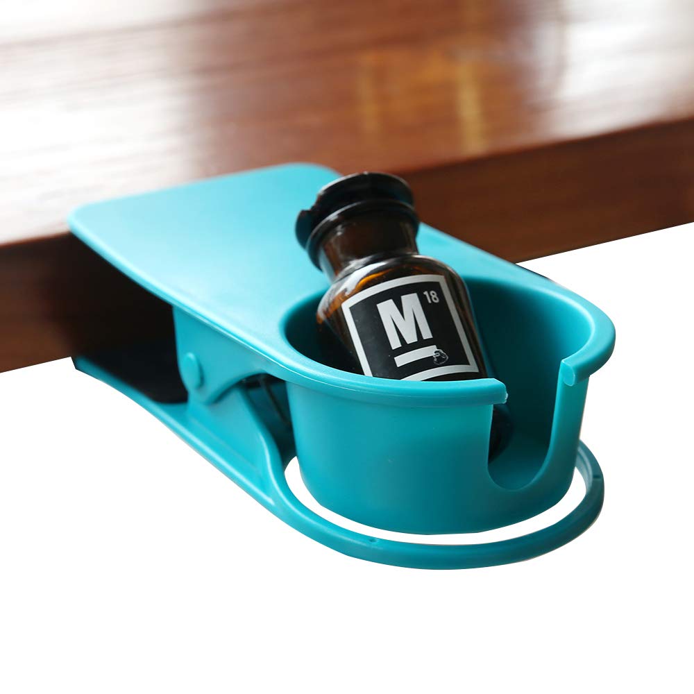 HURRISE Clip Porte-gobelet Porte-gobelet Pince Bureau Côté Verre Tasse