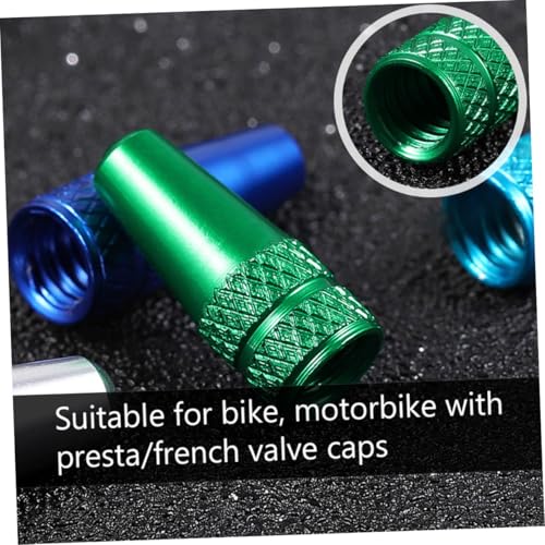 30 tapas de válvula para bicicleta estilo francés para polvo, 30 piezas, colores surtidos para neumáticos de bicicleta de montaña, carretera y moto miniatura 7
