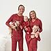 Little Sleepies Men's Holiday Pajama T-Shirt, Soft Viscose from Bamboo PJ Top for Family Matching Mens Pajamas Set, Long Sleeve Top, Holiday Plaid, 2XL