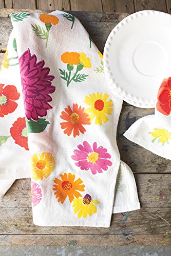 Now Designs Floursack Kitchen Towels, Set Of 3, Flowers Of The Month 3 Count #TOP5