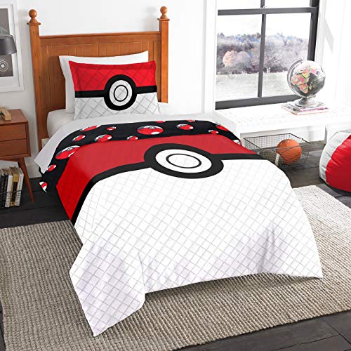 Franco Pokemon Quilt and Sham Twin/Full