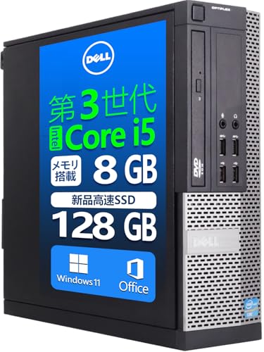 yςݕiz DEll fXNgbvp\R PC 3010/7010/9010 SFF3 Core-i5 Windows11 MS & Office 2019 WIFI LAN \ DVD DisplayPort܂HDMI }`