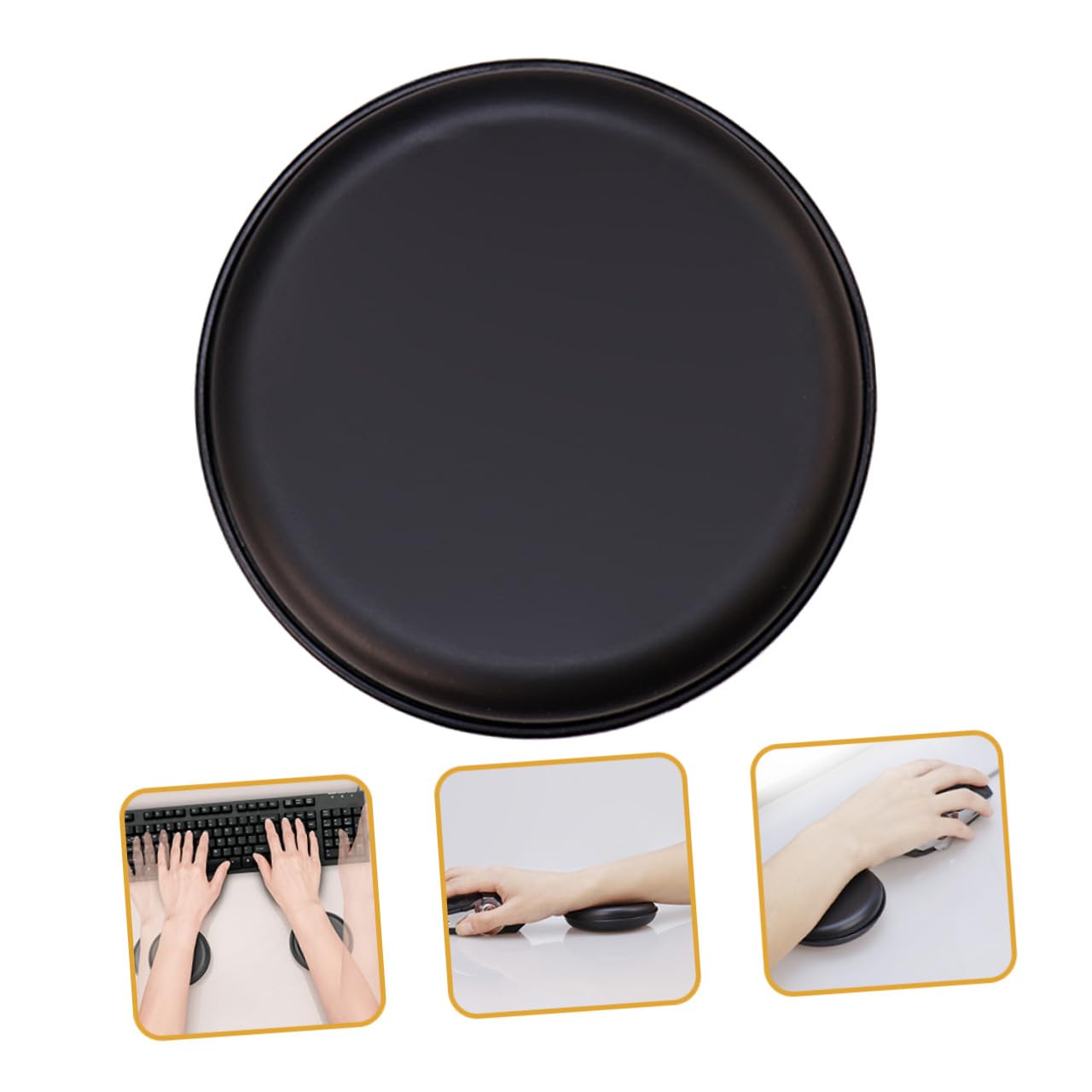 NUOBESTY 2 Piezas Reposamuñecas Para Uñas Cojín De Uñas Muñequera Antideslizante Almohadilla Para Descansar La Muñeca Suministrar Ratón Oficina Pu Almohadilla De Protección Envío Directo