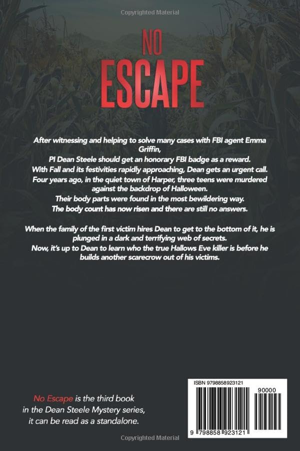 Vista 2 de No Escape (Dean Steele Mystery Thriller)