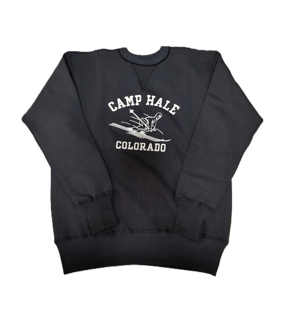 [WAREHOUSE] ウエアハウス スウェット トレーナー ブラック 黒アメカジ ユニセックス Lot 403 ARMY SKIING メンズ レディース ユニセックス