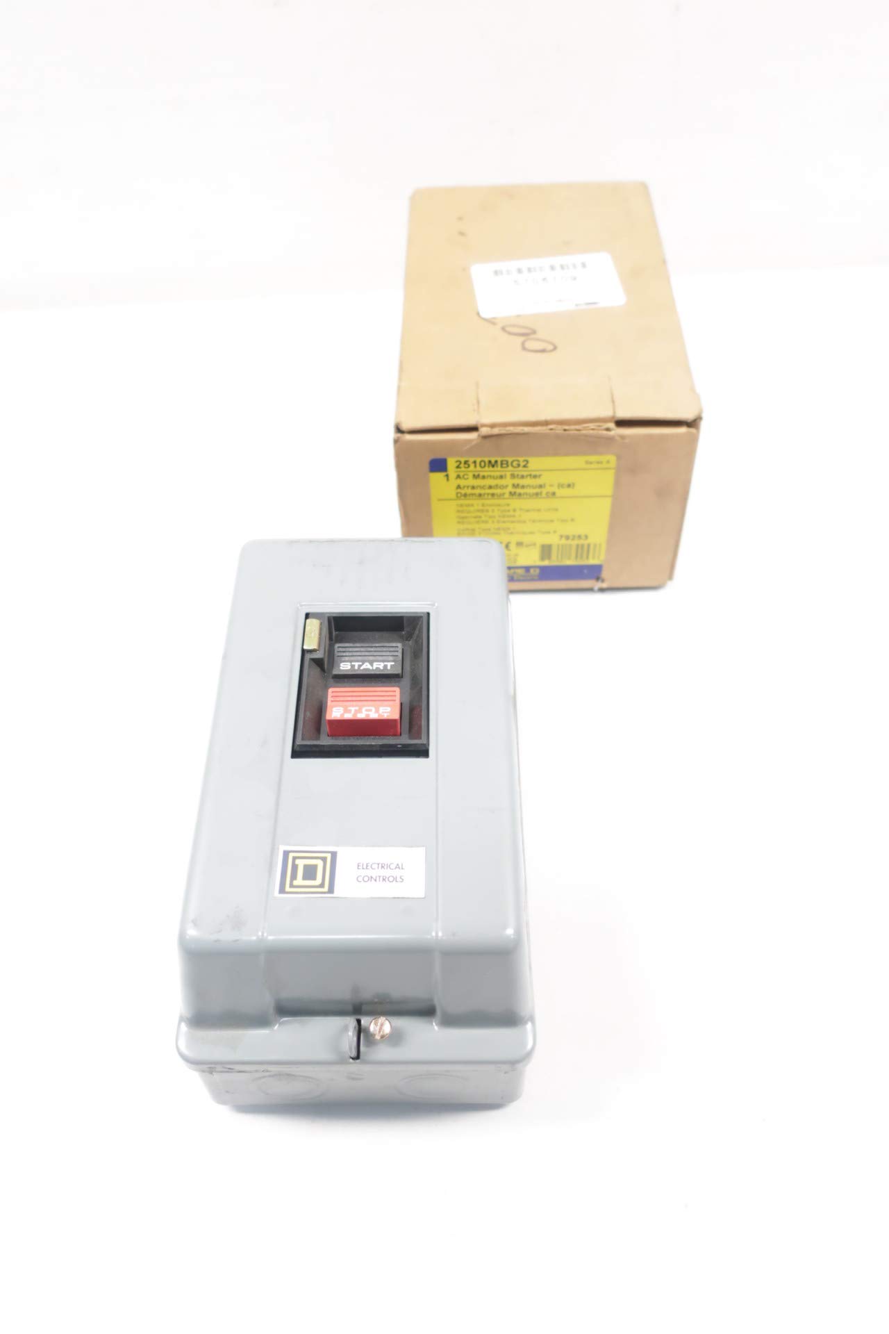 SQUARE D 2510MBG2 Manual Starter 5HP Size M-0 D646110
