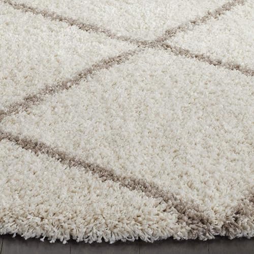Image of SS Malik Handloom Soft Shaggy Rugs Fluffy Home Decorative Large Carpet for Living Room 2-inch Thick Carpet (2x3 Feet, Ivory Box)