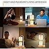 Candle Warmer Lamp with 3 Bulbs, Adjustable Height Dimmable Candle Warmer with Timer, Candle Lamp with Charming Gift Box Ribbon,Birthday Gifts for Women Mom, House Warming Gifts New Home Decor