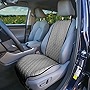 FH Group Car Seat Cushion Front Set Gray Neosupreme Automotive Seat Cushions - Universal Fit, Car Seat Cushion With Front Pockets, Airbag Compatible Car Seat Cushions for SUV, Sedan, Van