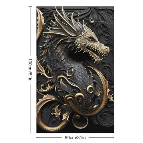 Serviette de plage compacte pour la salle de gym Dragon Monarch