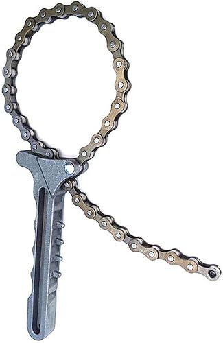 Llave de filtro de aceite, llave de cadena de filtro de aceite, llave de cadena de aceite, herramienta removedor de filtro de aceite