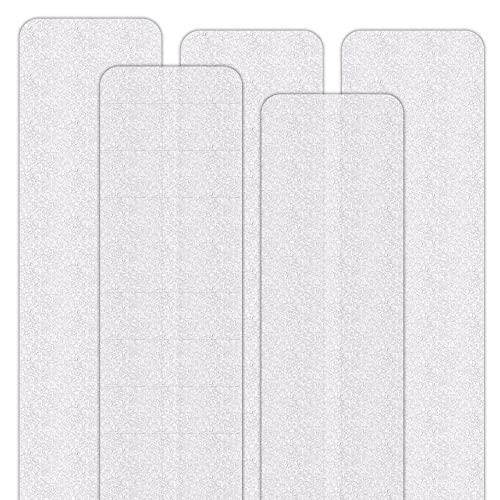 SeKi Strisce Antiscivolo Trasparenti 17 Pezzi 65x3 Cm - Per Scale, Doccia, Vasca, Classe R9, Adatte A Piedi Nudi