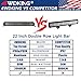 4WDKING LED Light Bar 20 inch IP68&IP69K Waterproof Dual Row Off Road Light Bar with DT Connector 120W Flood and Spot Combo Beam Work Light for Truck Cars ATV UTV Boat