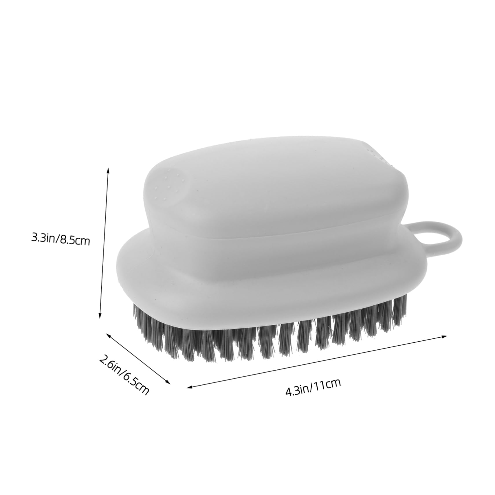 CLISPEED Laundry Brush Sponge Brush Handle Pad Scrubbing Pad for Pots Pans Easy to Use