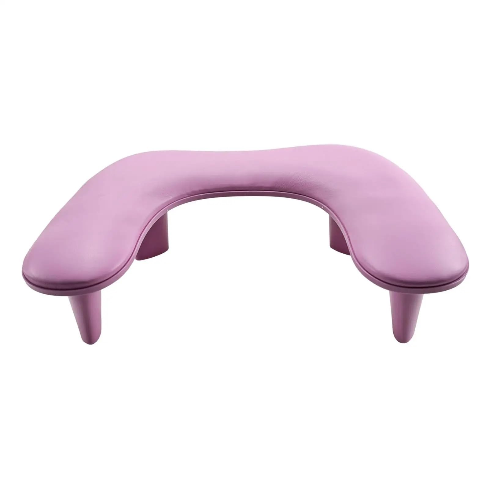 Cuscino poggiabraccia per manicure, U Shape Nail Arm Rest Stand Multicolor(Pink)