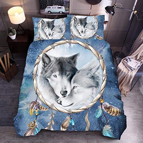 Parure de lit housse de couette 230x260 cm anti-courants d'air - 2