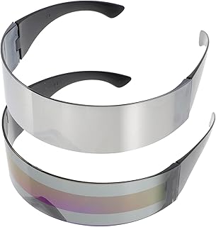 GALPADA 4 Pcs Glasses Colorful Sunglasses Decorative Party Eyeglasses Translucent Mask Plastic