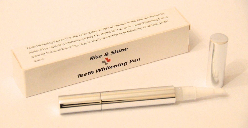 Rise & ShineProfessional Teeth Whitening Pen With An EU Approved Non Peroxide Formula- Strongest Formula Legally Sold In UK- Full Tips, Instructions & Boxed