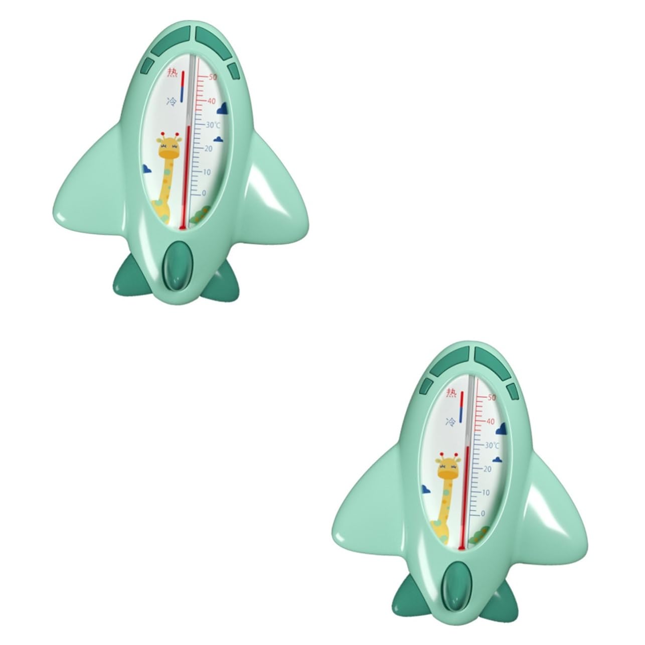 Abaodam 2 Pz termometro per acqua monitor della temperatura del bagno infantile indicatore della temperatura del bagno termometro doccia giocattolo bagnetto