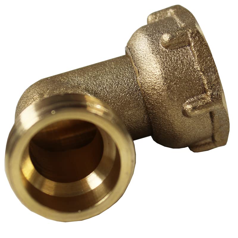 Raccord laiton à visser - Lot de 10 Coudes mâle 3/4" (20/27) femelle écrou prisonnier 3/4" (20/27) -